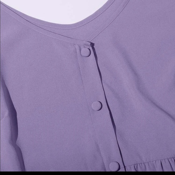 Button Front Ruffle Cami Top - Picture 3 of 3